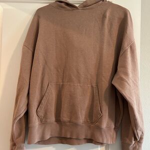 ⭐️PINK Victoria's Secret Men's Tan Hoodie Sweater